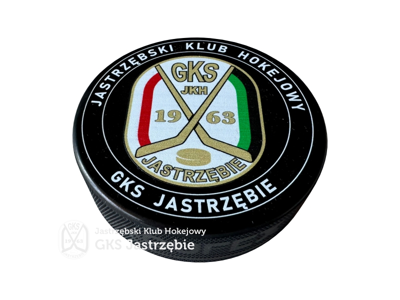 KRĄŻEK HOKEJOWY. z logo JKH, 1szt.